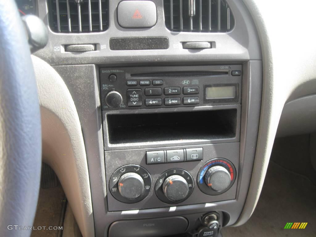 2006 Elantra GLS Sedan - Moonlit Dark Blue / Gray photo #6