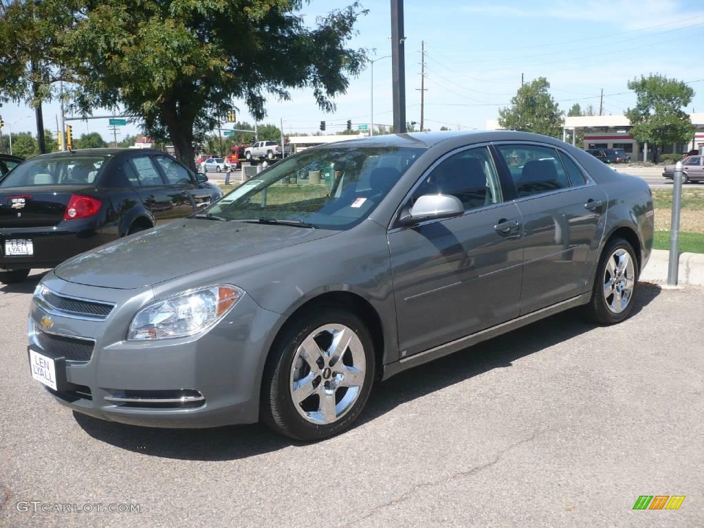 2009 Malibu LT Sedan - Dark Gray Metallic / Ebony photo #3