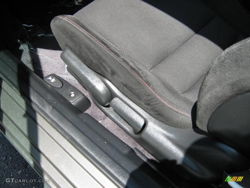 2007 Civic Si Coupe - Galaxy Gray Metallic / Black photo #35