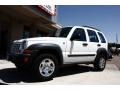 2007 Stone White Jeep Liberty Sport 4x4  photo #13