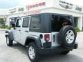 2007 Bright Silver Metallic Jeep Wrangler Unlimited X 4x4  photo #3