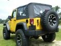 2008 Detonator Yellow Jeep Wrangler X 4x4  photo #3