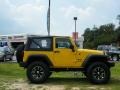 2008 Detonator Yellow Jeep Wrangler X 4x4  photo #6