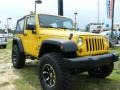 2008 Detonator Yellow Jeep Wrangler X 4x4  photo #7