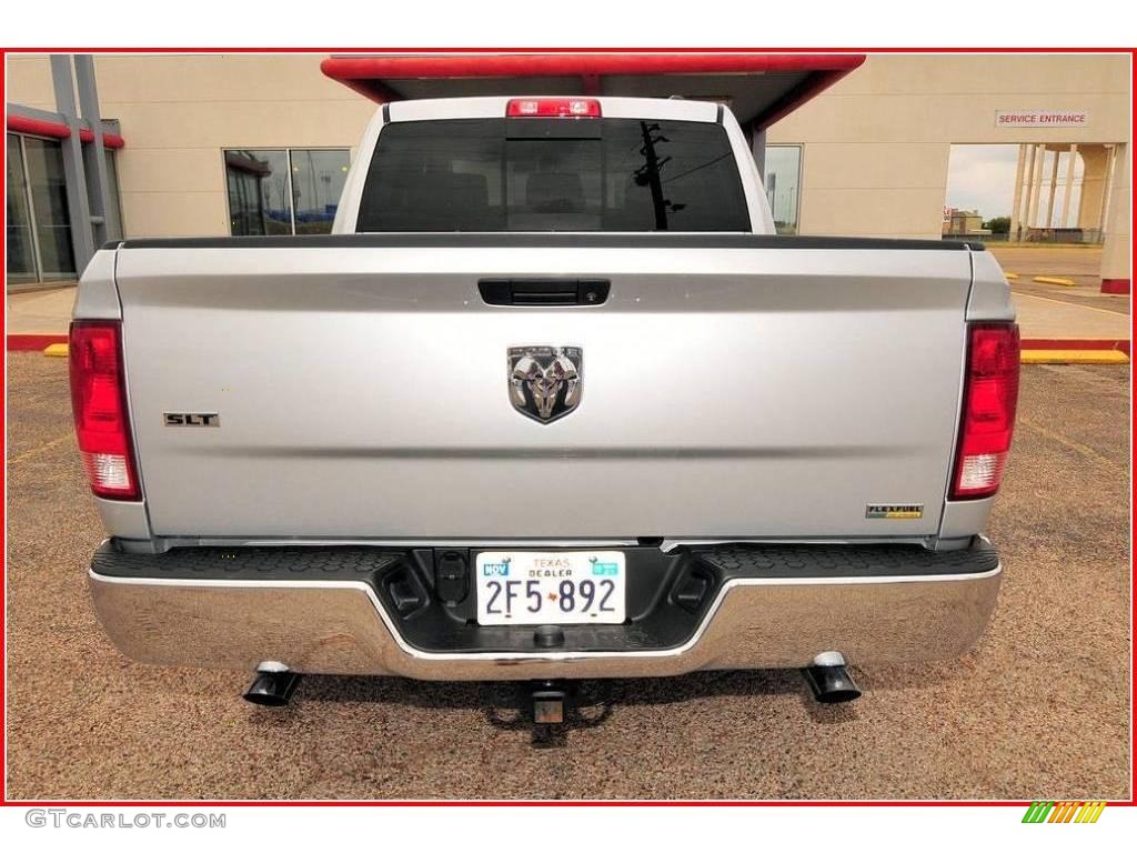 2009 Ram 1500 SLT Crew Cab - Bright Silver Metallic / Dark Slate/Medium Graystone photo #4