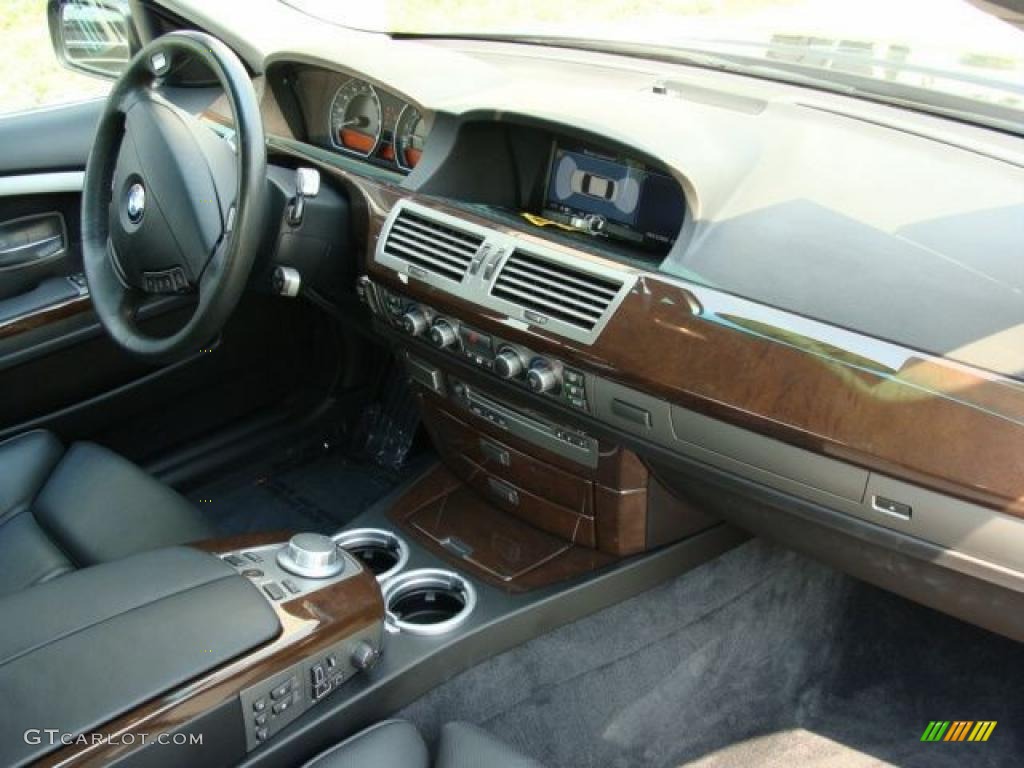 2007 7 Series 750Li Sedan - Black Sapphire Metallic / Black photo #9