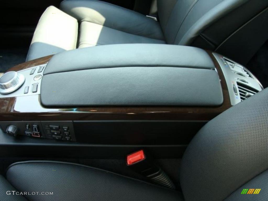 2007 7 Series 750Li Sedan - Black Sapphire Metallic / Black photo #13