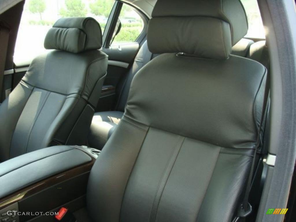 2007 7 Series 750Li Sedan - Black Sapphire Metallic / Black photo #23
