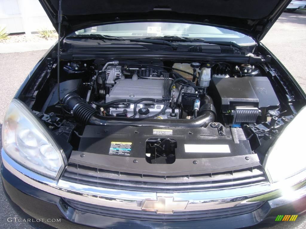 2004 Malibu LT V6 Sedan - Black / Gray photo #10