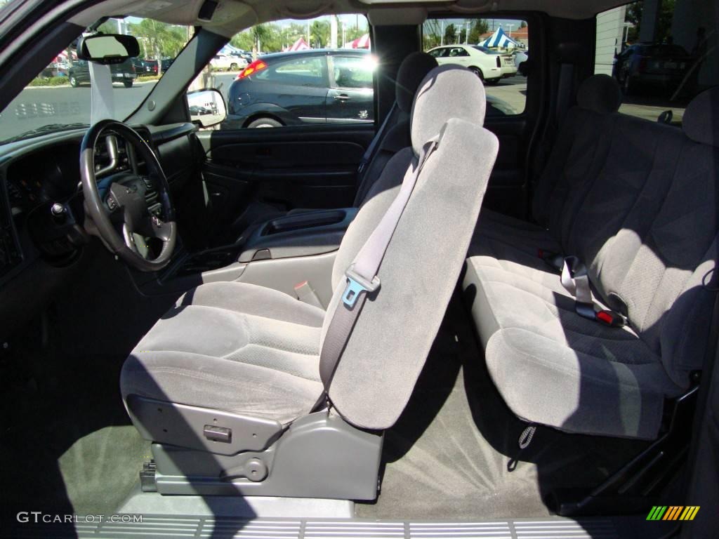 2005 Silverado 1500 LS Extended Cab - Black / Medium Gray photo #9