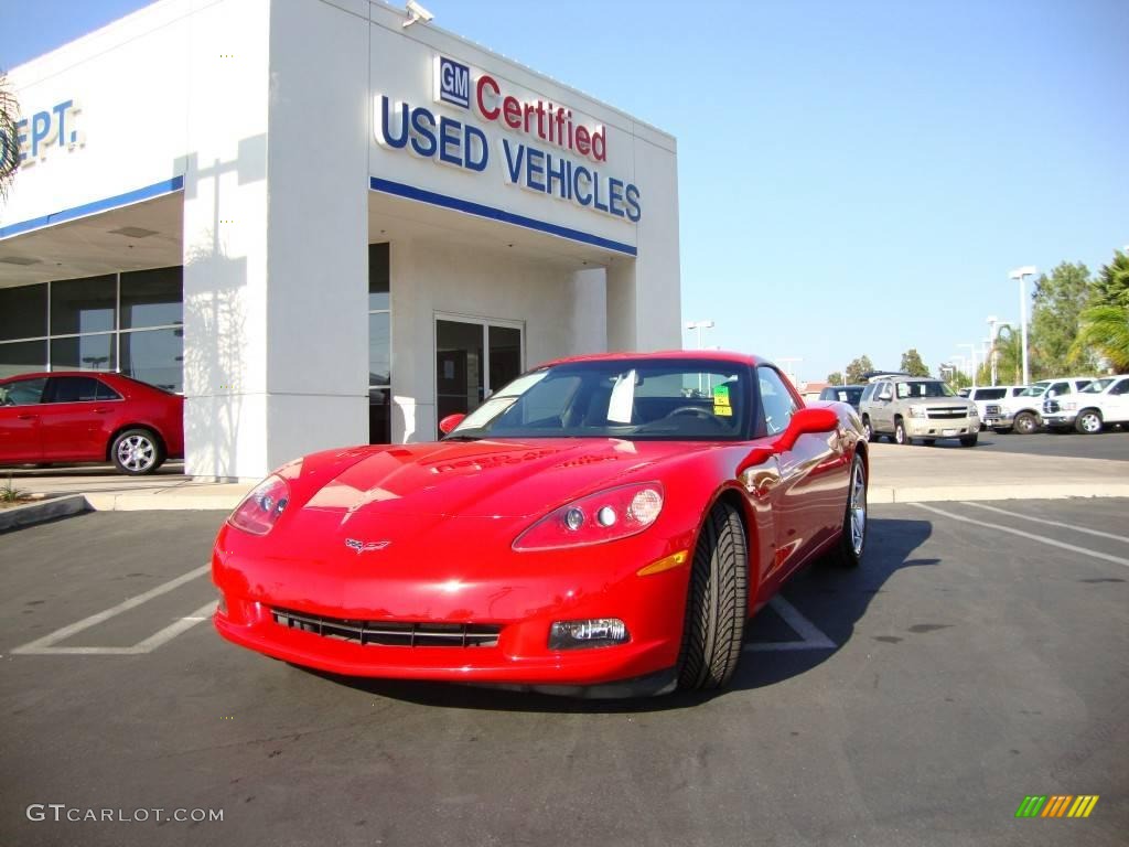 2007 Corvette Coupe - Victory Red / Ebony photo #1