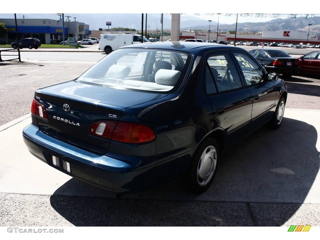 1999 Corolla CE - Aqua Blue Metallic / Pebble Beige photo #3