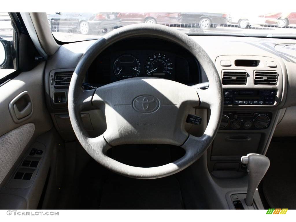 1999 Corolla CE - Aqua Blue Metallic / Pebble Beige photo #7