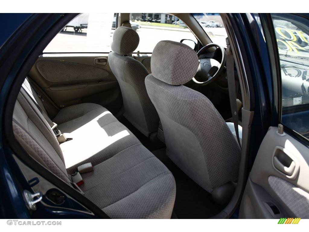 1999 Corolla CE - Aqua Blue Metallic / Pebble Beige photo #11