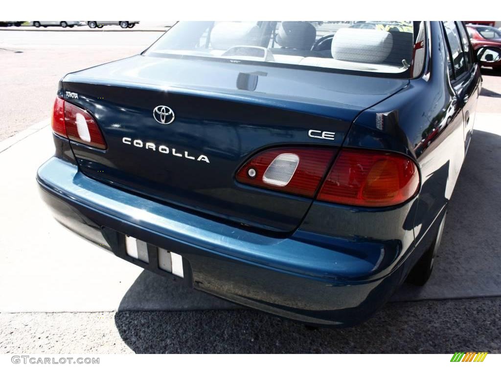 1999 Corolla CE - Aqua Blue Metallic / Pebble Beige photo #16