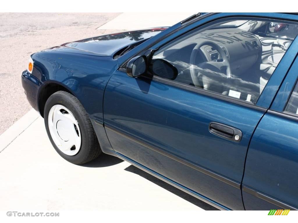 1999 Corolla CE - Aqua Blue Metallic / Pebble Beige photo #18