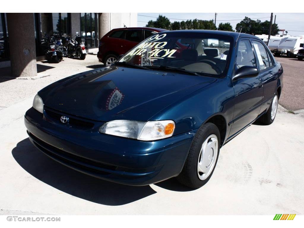 1999 Corolla CE - Aqua Blue Metallic / Pebble Beige photo #19