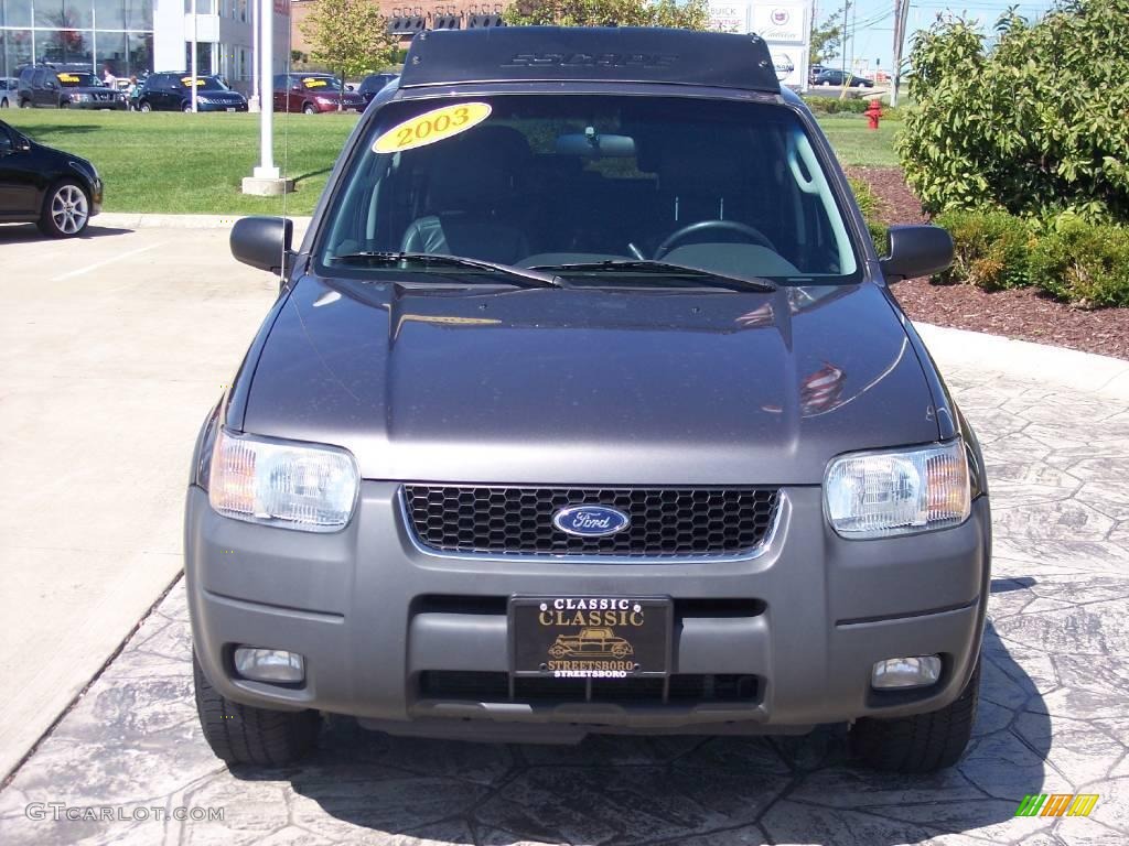 2003 Escape XLT V6 4WD - Dark Shadow Grey Metallic / Ebony Black photo #5