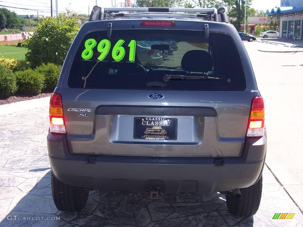 2003 Escape XLT V6 4WD - Dark Shadow Grey Metallic / Ebony Black photo #6