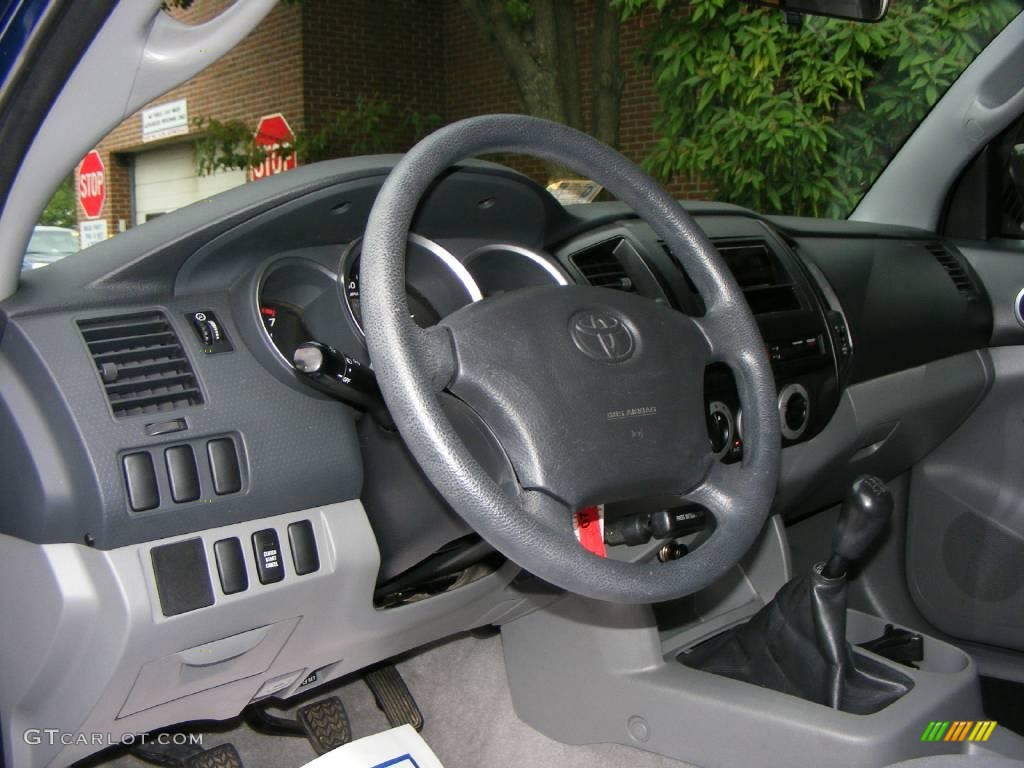 2006 Tacoma Regular Cab 4x4 - Indigo Ink Pearl / Graphite Gray photo #5