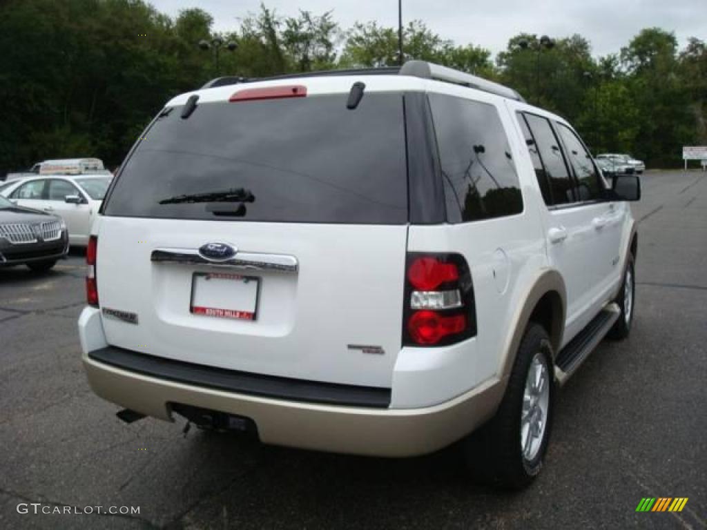 2006 Explorer Eddie Bauer - Oxford White / Camel photo #4