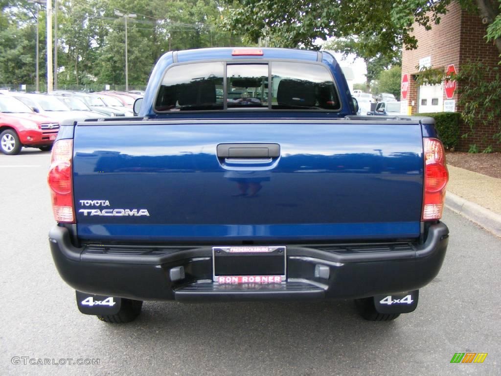 2006 Tacoma Regular Cab 4x4 - Indigo Ink Pearl / Graphite Gray photo #16