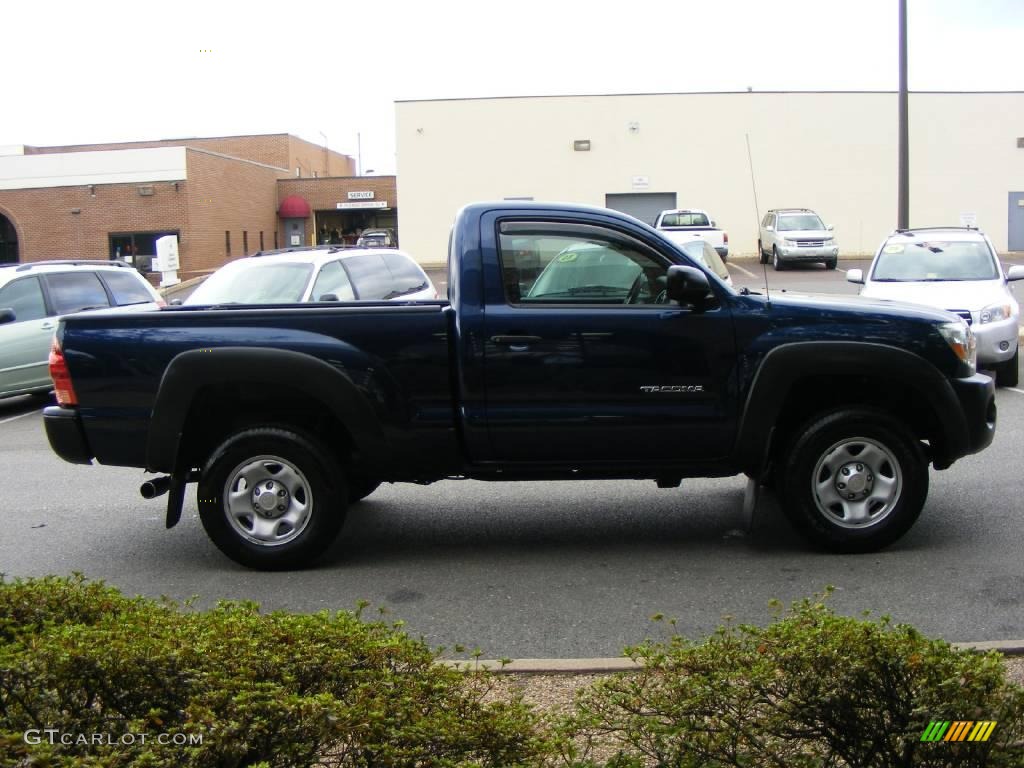 2006 Tacoma Regular Cab 4x4 - Indigo Ink Pearl / Graphite Gray photo #17