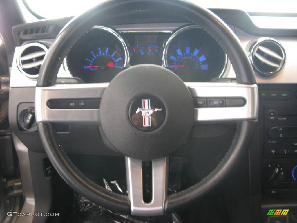 2005 Mustang V6 Premium Coupe - Mineral Grey Metallic / Dark Charcoal photo #41