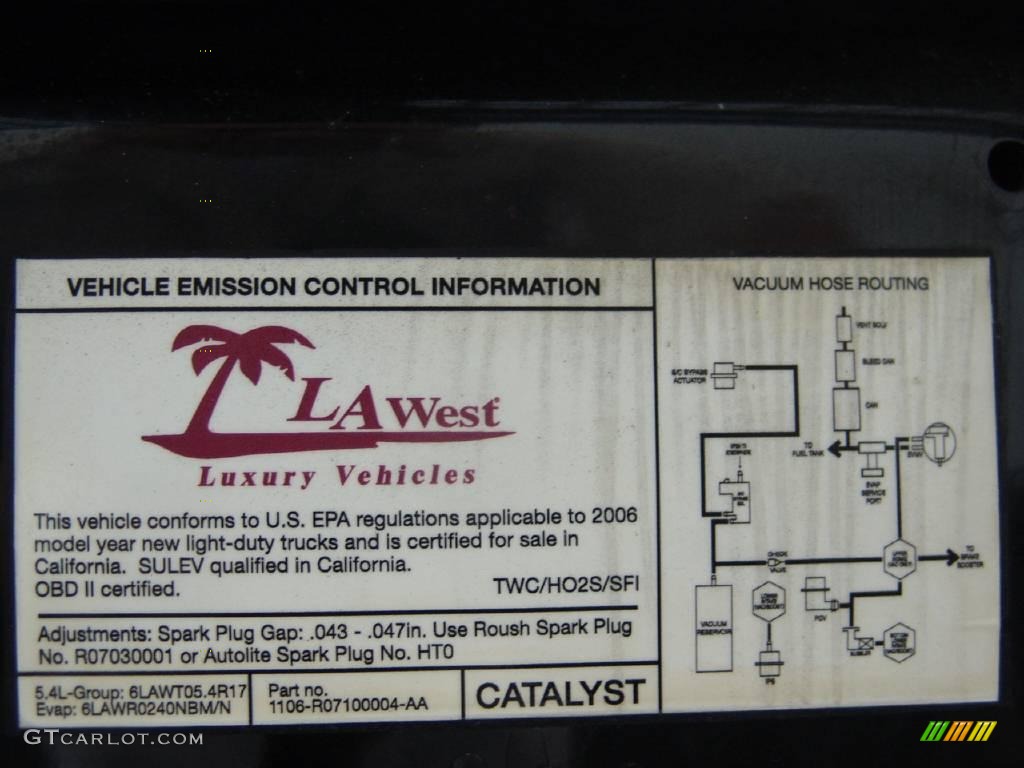 2006 F150 LA West BOSS 5.4 SuperCab - Black / Black/Medium Flint photo #26