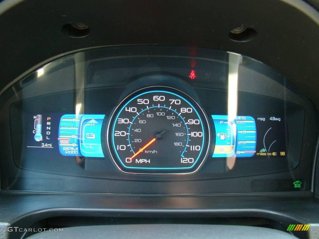 2010 Fusion Hybrid - Light Ice Blue Metallic / Charcoal Black photo #18