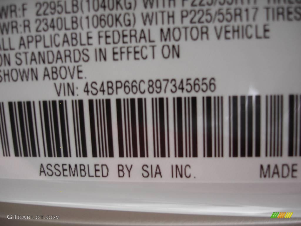 2009 Outback 2.5i Limited Wagon - Satin White Pearl / Warm Ivory photo #15
