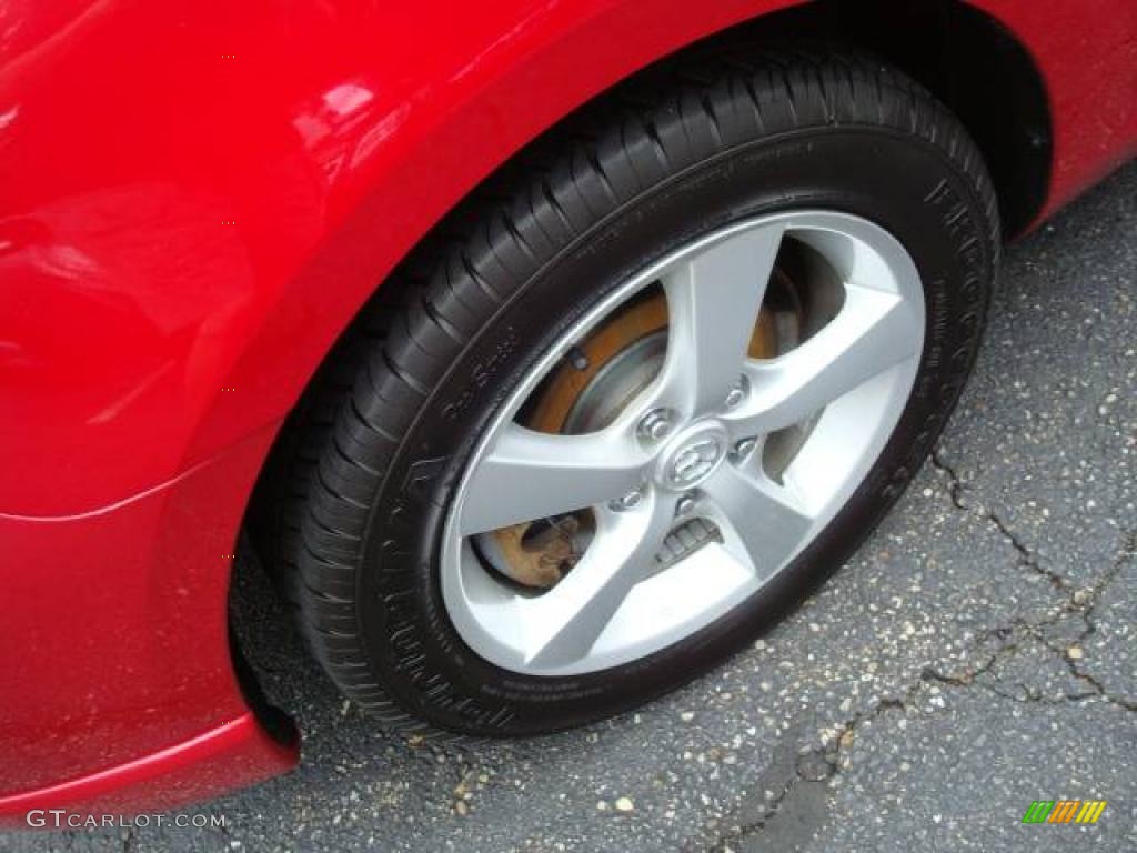 2006 MAZDA3 s Sedan - Velocity Red Mica / Black/Red photo #9