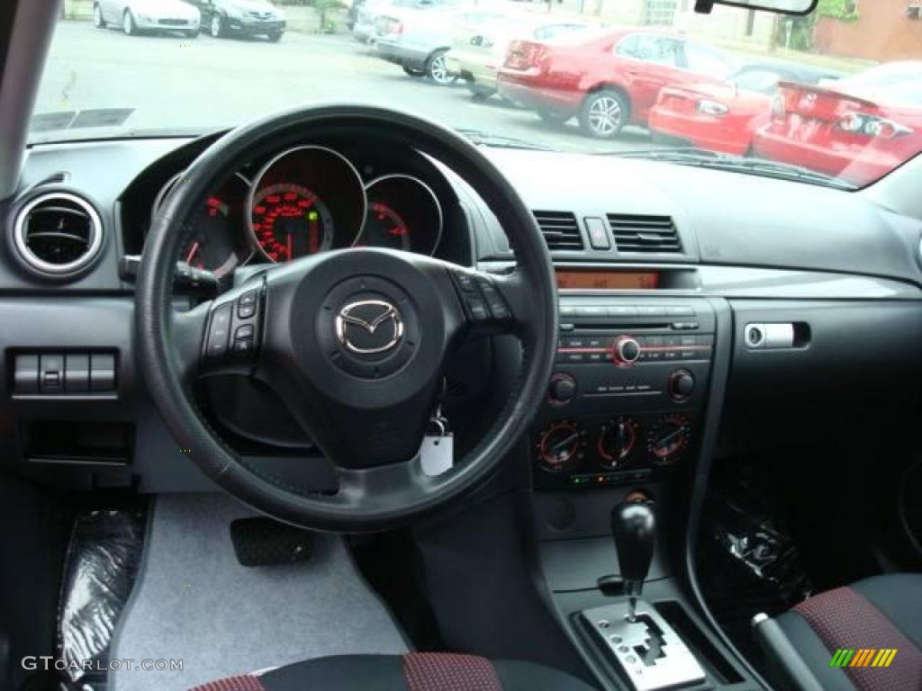 2006 MAZDA3 s Sedan - Velocity Red Mica / Black/Red photo #12
