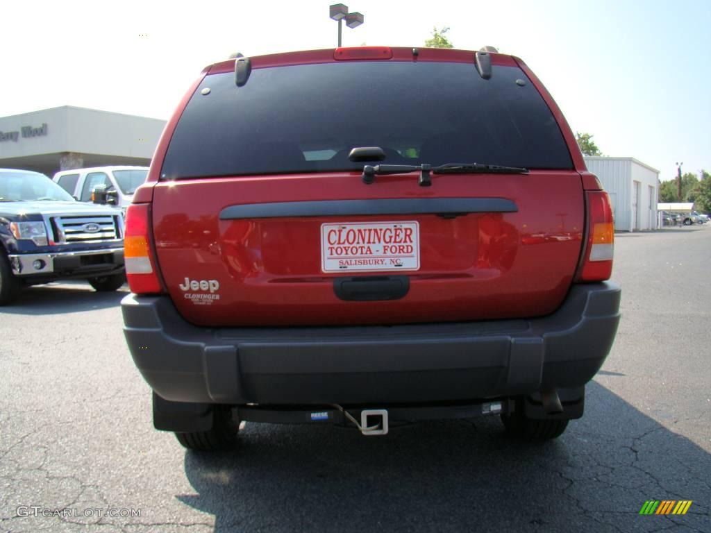 2003 Grand Cherokee Laredo - Inferno Red Tinted Pearlcoat / Sandstone photo #4