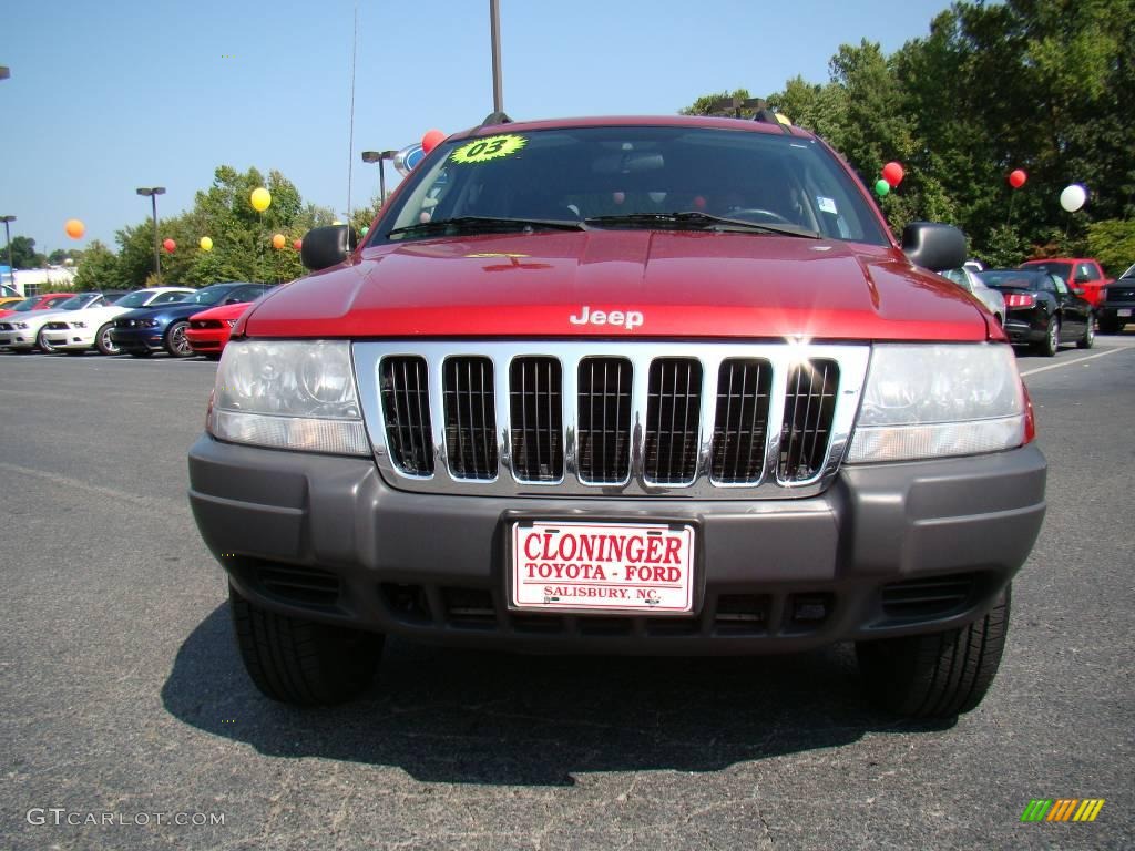 2003 Grand Cherokee Laredo - Inferno Red Tinted Pearlcoat / Sandstone photo #7