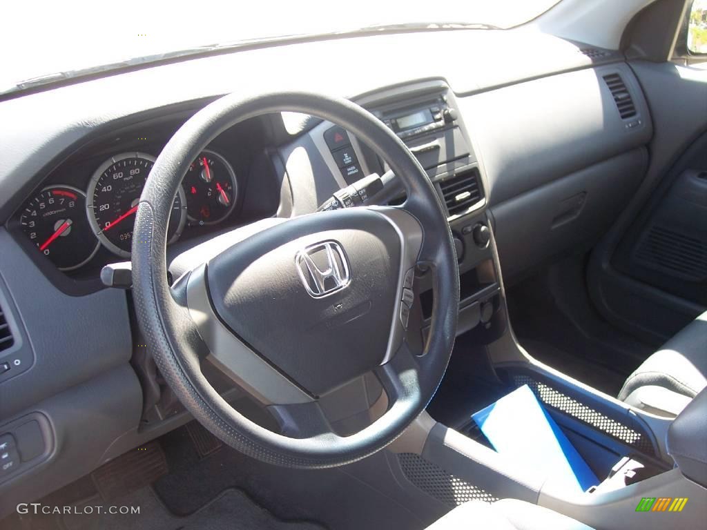 2007 Pilot LX 4WD - Nimbus Gray Metallic / Gray photo #14