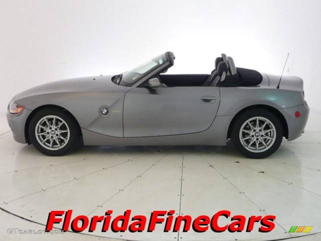 2003 Z4 2.5i Roadster - Sterling Grey Metallic / Black photo #3