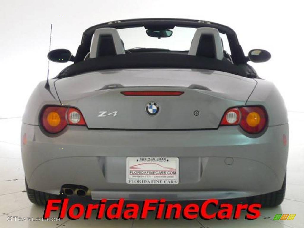 2003 Z4 2.5i Roadster - Sterling Grey Metallic / Black photo #6