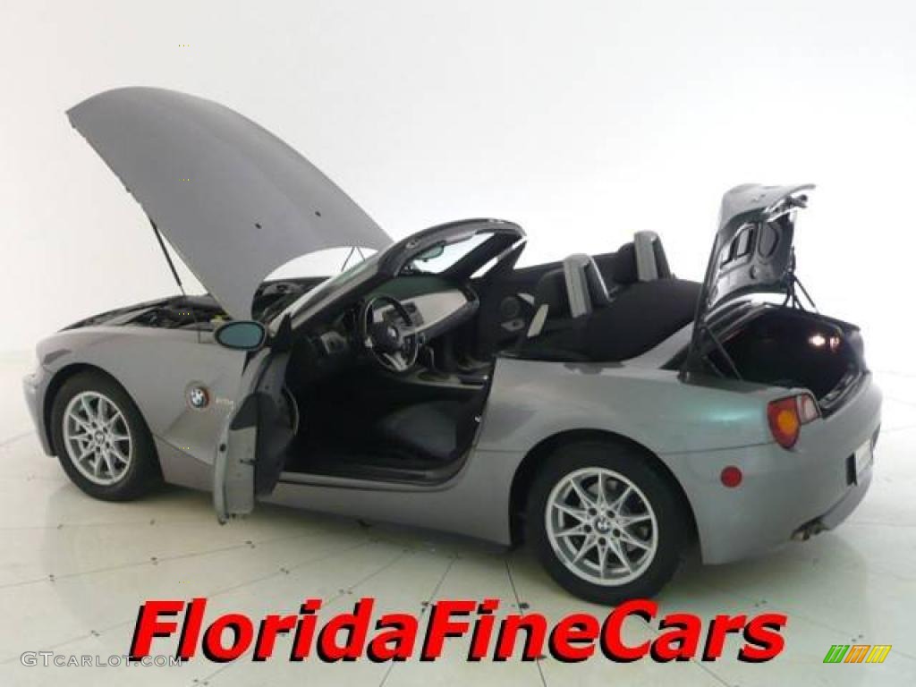 2003 Z4 2.5i Roadster - Sterling Grey Metallic / Black photo #8