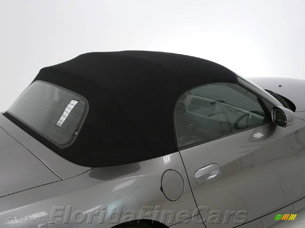 2003 Z4 2.5i Roadster - Sterling Grey Metallic / Black photo #9