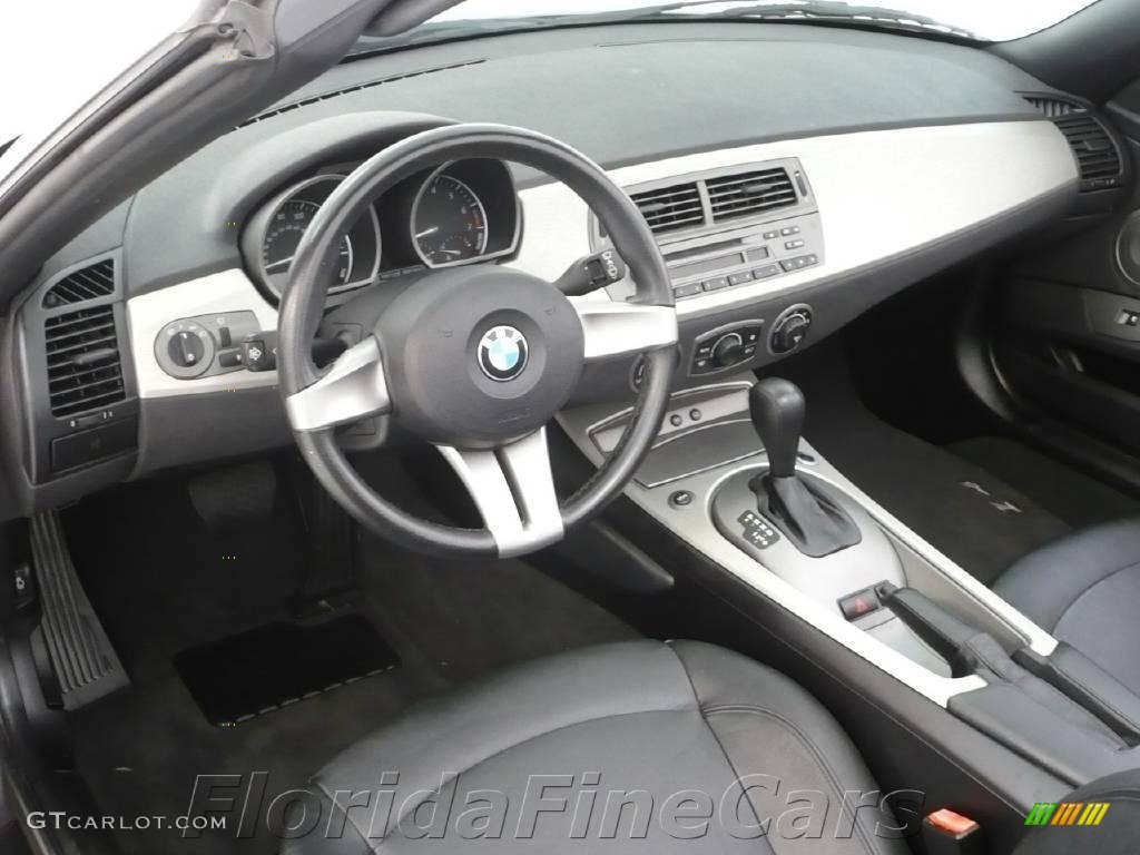 2003 Z4 2.5i Roadster - Sterling Grey Metallic / Black photo #13