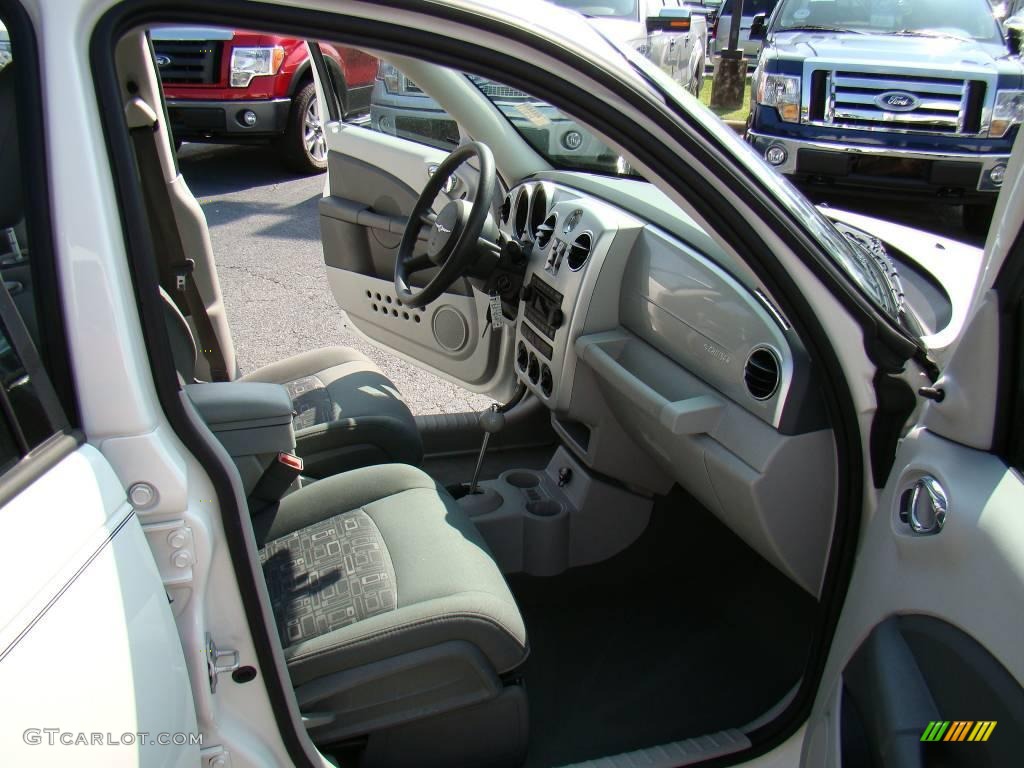 2008 PT Cruiser LX - Stone White / Pastel Slate Gray photo #12