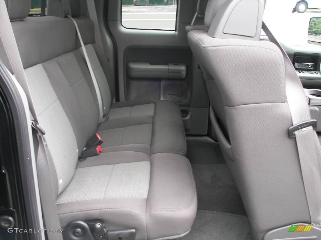 2006 F150 XLT SuperCab 4x4 - Black / Medium/Dark Flint photo #6