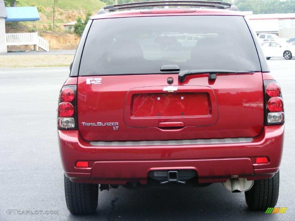 2009 TrailBlazer LT 4x4 - Red Jewel / Gray photo #7