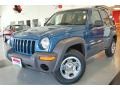 2004 Atlantic Blue Pearl Jeep Liberty Sport 4x4  photo #1