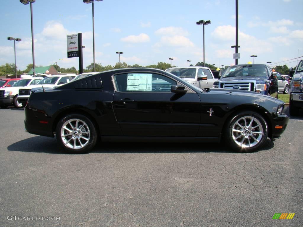 2010 Mustang V6 Premium Coupe - Black / Charcoal Black photo #2