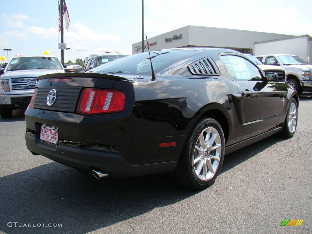 2010 Mustang V6 Premium Coupe - Black / Charcoal Black photo #3