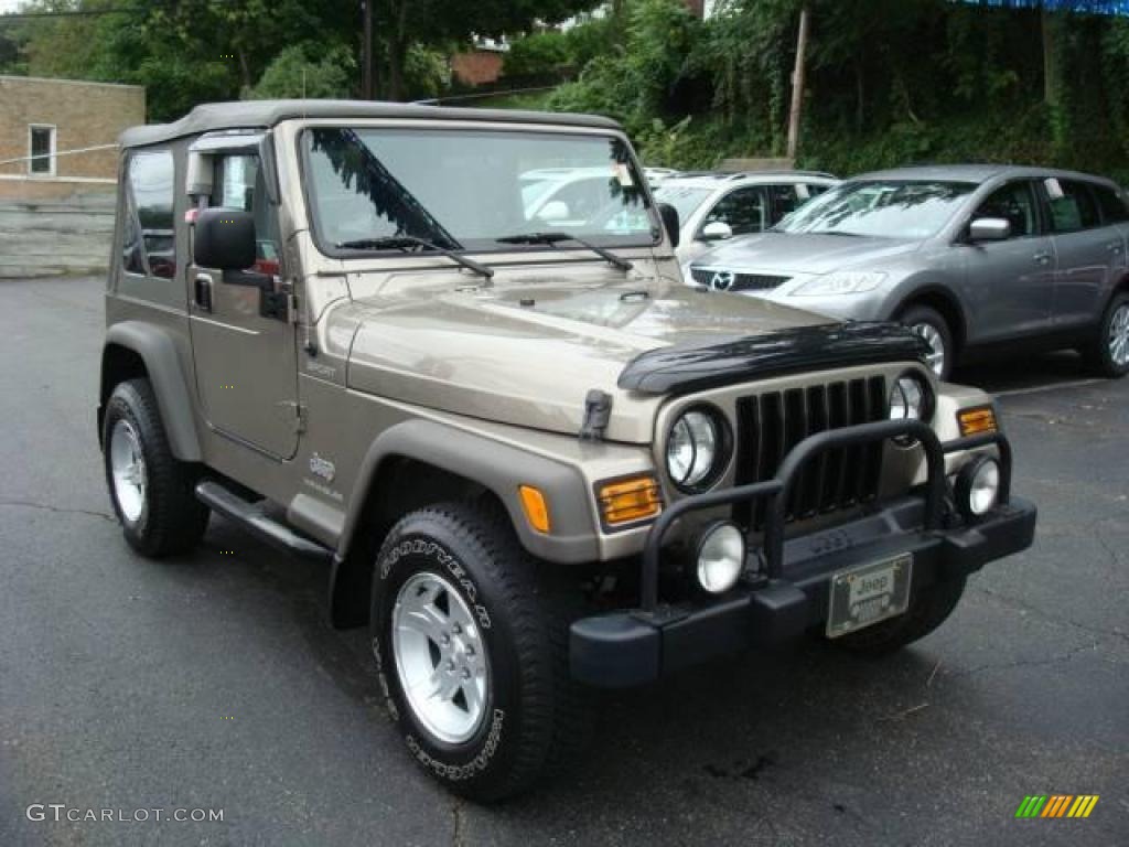 2006 Wrangler Sport 4x4 - Light Khaki Metallic / Khaki photo #7