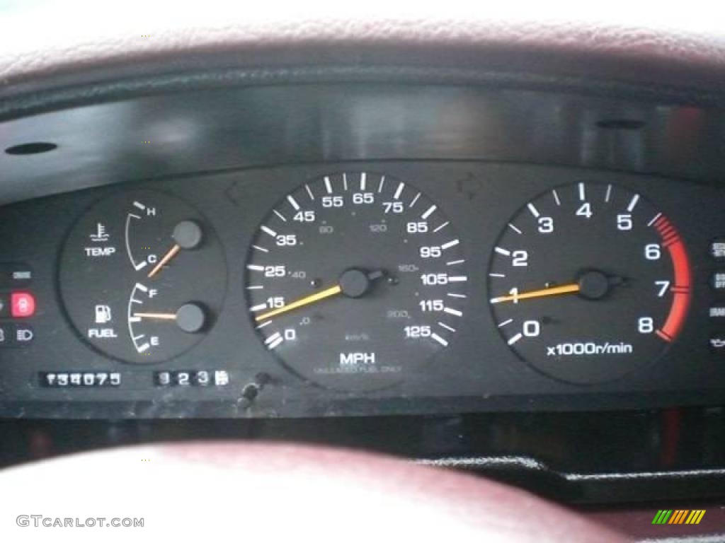 1989 Maxima SE - Sand Gray Metallic / Dark Red photo #14