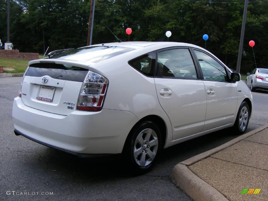 2008 Prius Hybrid - Super White / Gray photo #3